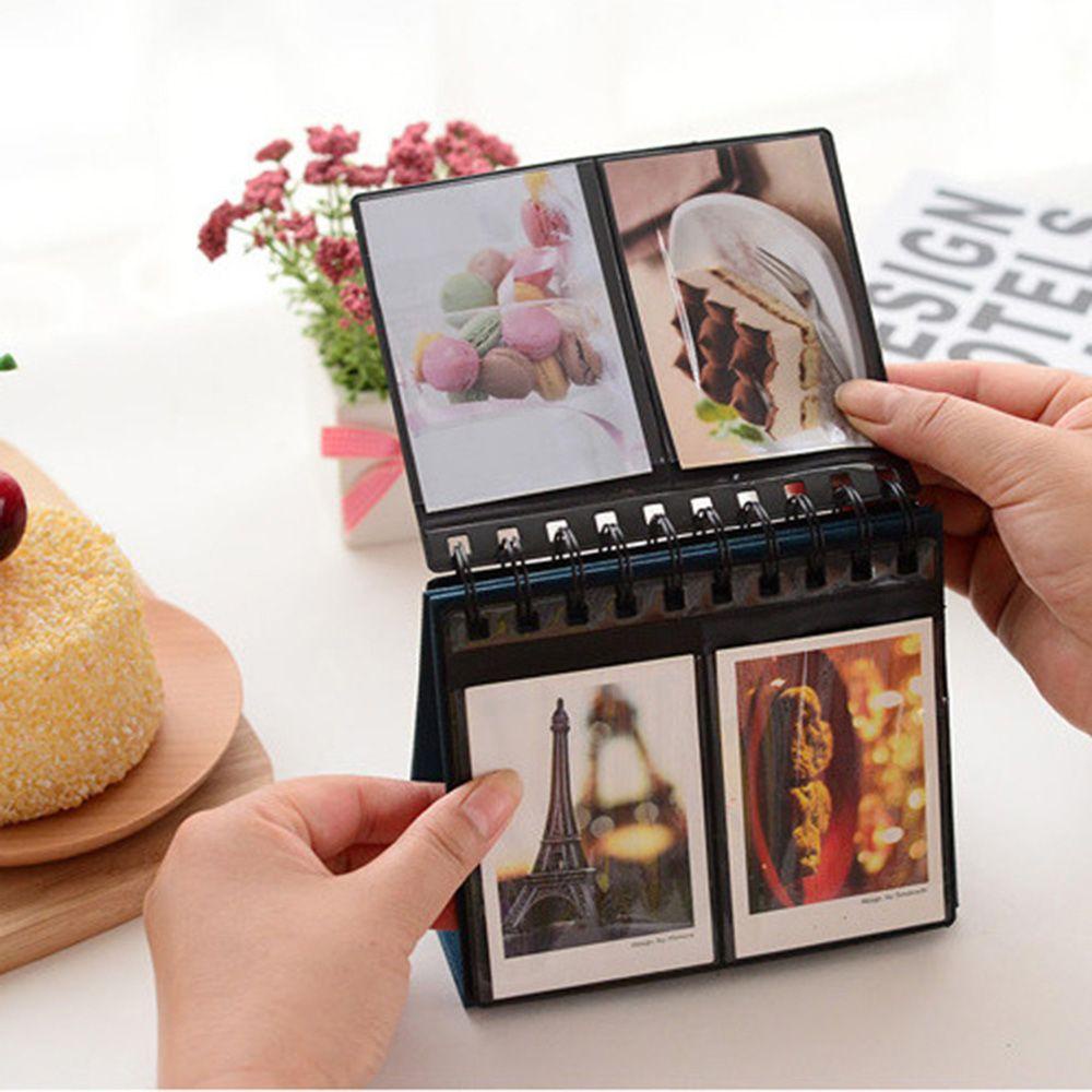 Solighter 68saku Stand-up Album Foto Indah DIY Multicolor Gambar Case