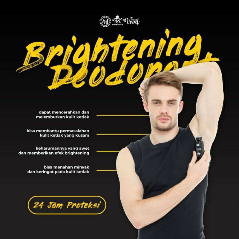 RK Roll On Brightening Deodorant BPOM