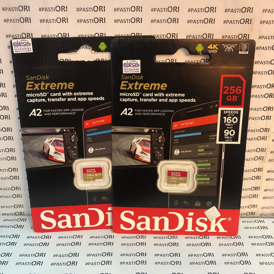 Sandisk Extreme Micro SD 256GB 4K Original