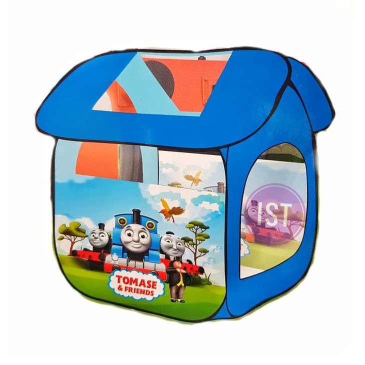 Mainan ajang kreatifitas anak cewek cowok   Tenda Rumah Thomas Biru