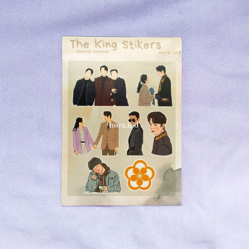 

The King Eternal Monarch Sticker Set A6 Vinyl Kiss Cut (baca deskripsi)