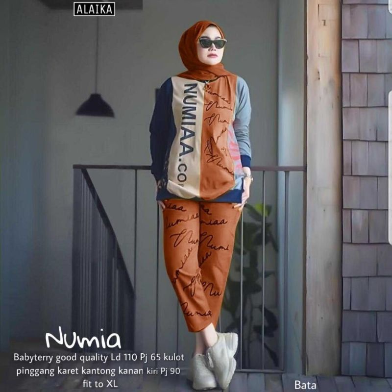 SET NUMIA / SETELAN TERBARU / PROMO SET BERKUALITAS BAJU WANITA