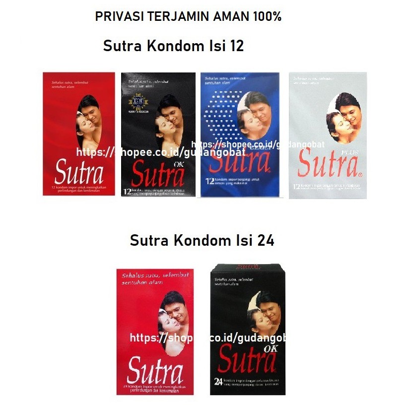 Kondom Sutra Sutra Merah Sutra Ok Hitam Sutra Gerigi Biru Sutra Plus Abu Abu Shopee Indonesia