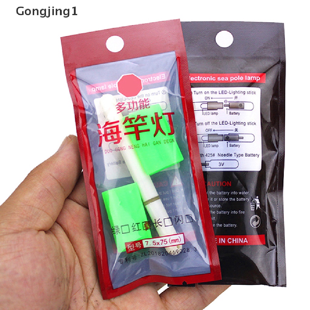 Gongjing1 1Pc Lampu Pancing Elektronik Anti Air Untuk Memancing Malam Hari