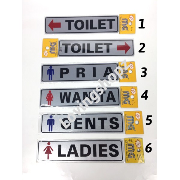 

Sticker Toilet, Sticker Gents, Sticker Ladies, Sticker Wanita, Sticker Pria