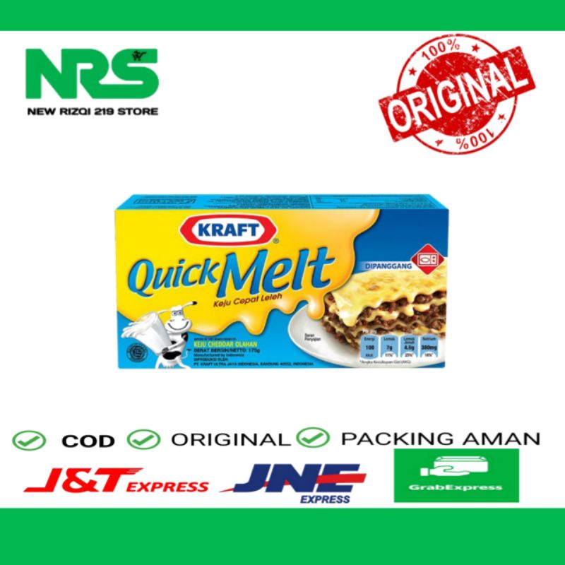 

Kraft Chesse Quick Melt 165gr Keju Mozarella