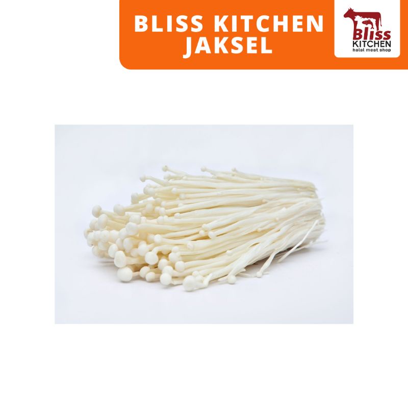 

Enoki Mushroom / Enokitake Mushroom / Jamur Enoki 100gr