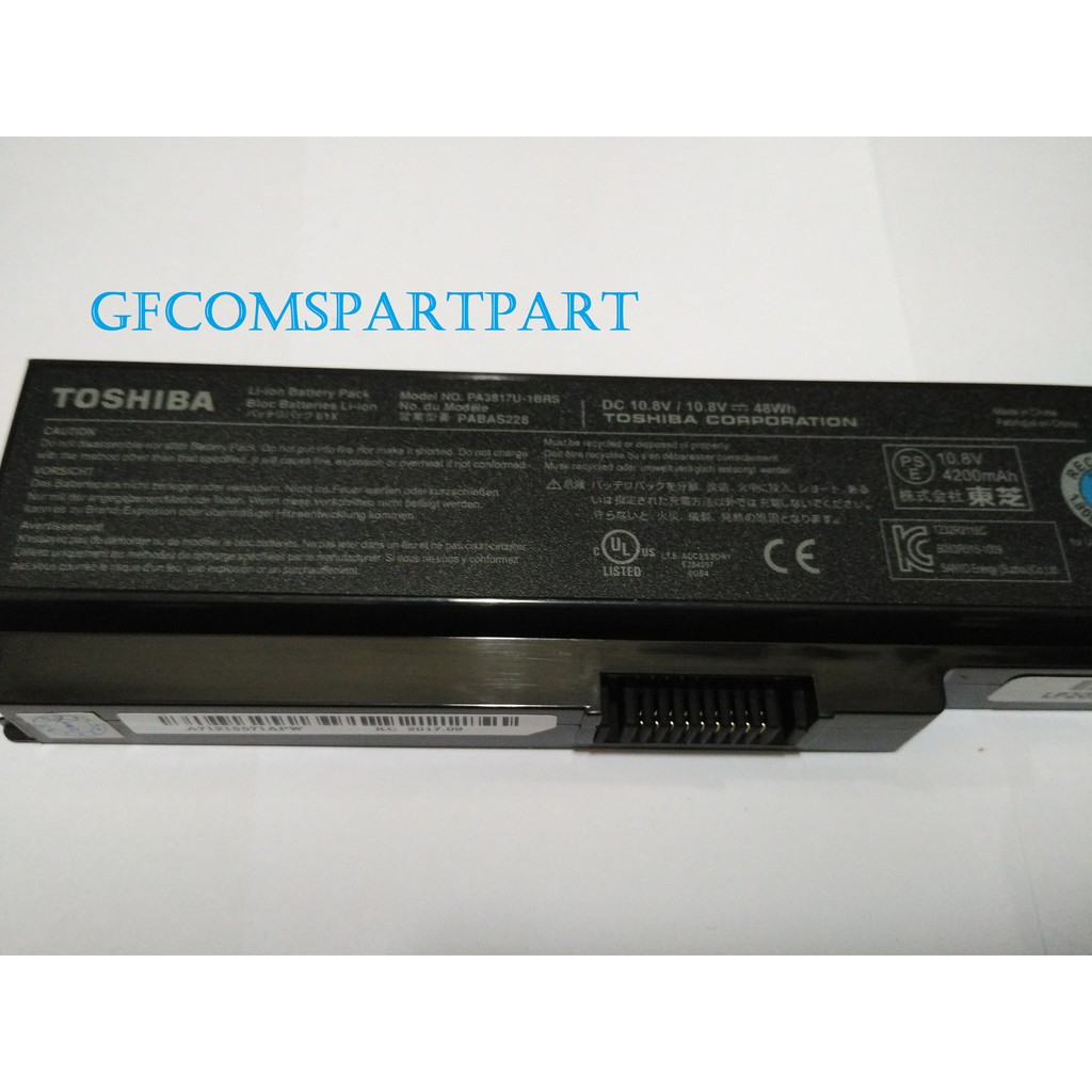 Jual baterai batrai battrei toshiba satelite L600 L645 L635 L745 C600 C640 C645 PA 3817-1BRS