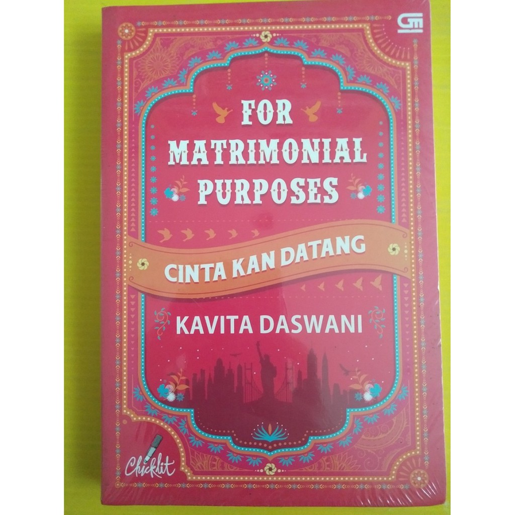 Chicklit : For Matrimonial Purposes - Cinta Kan Datang ( Kavita Daswa