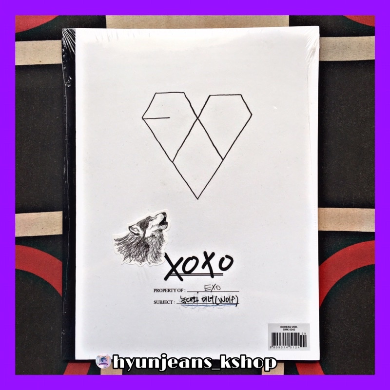 EXO The 1st Album - XOXO : WOLF (Korean / Kiss Ver.) & (Hug / Chinese Ver.)