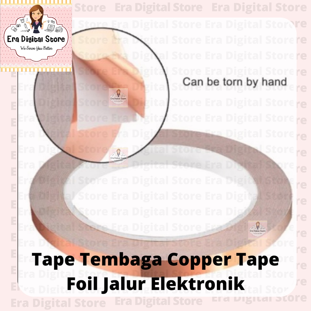 Tape Tembaga Copper Tape Foil Jalur Elektronik