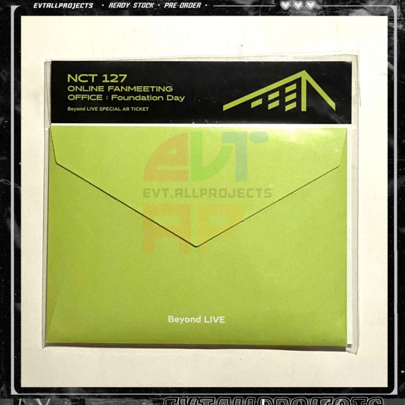 READYSTOCK Beyond Live NCT 127:FANMEETING ar ticket jaehyun mark taeyong doyoung haechan