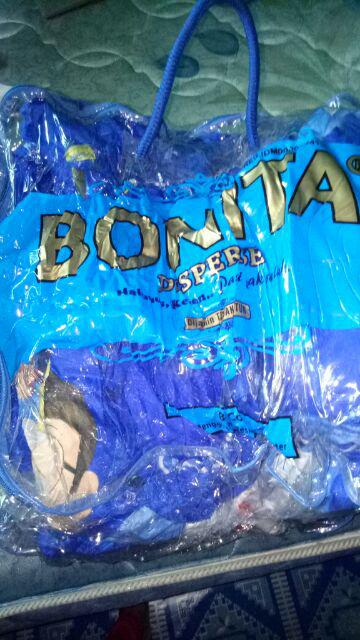 Bonita Bedcover Set 180x200 King Rumbai Minimalis ( Bed Cover ) Friamart