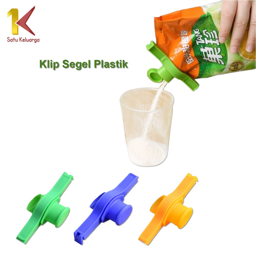 Satu Keluarga Klip Makanan C175 Clip Penjepit Kemasan Snack Makanan Food Sealer Klip Segel  Kemasan 