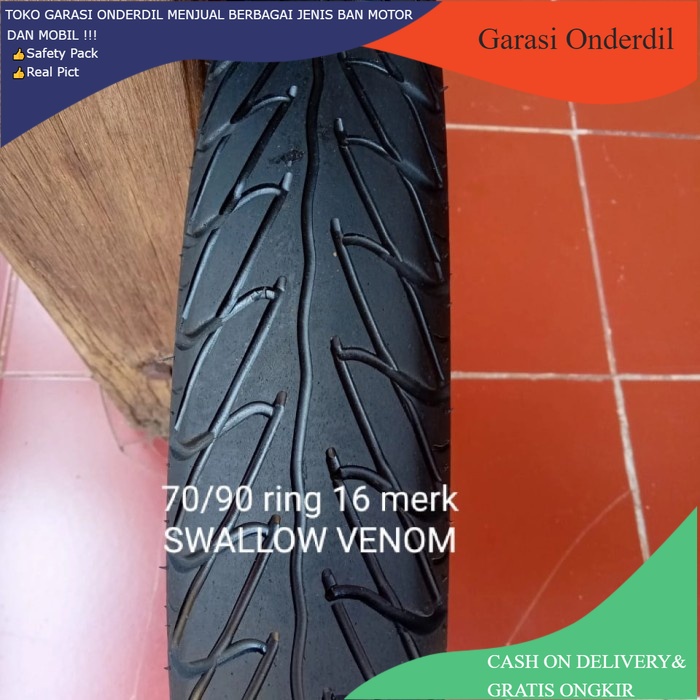 ban depan motor nouvo,skywave ban ukiran/batikan uk 70/90 ring 16