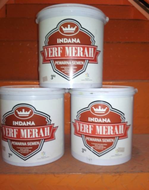 VERF PEWARNA SEMEN MERAH 3 KG