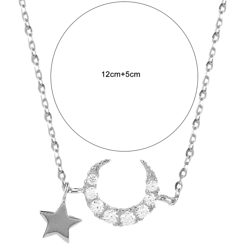 Hu Hu Hu Hu Hu Alat Bantu Pasang Kacamata♡ Gelang Liontin Bulan Dan Hati Aksen Berlian Imitasi Adjustable Untuk Wanita