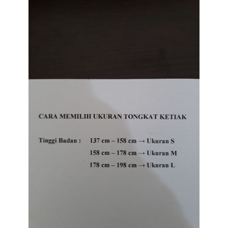 Tongkat Ketiak - Sepasang ( 2 pcs )