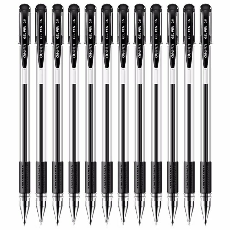 

Gellpen 0.5mm ujung tumpul hitam lembut dan nyaman dipakai 6600ES