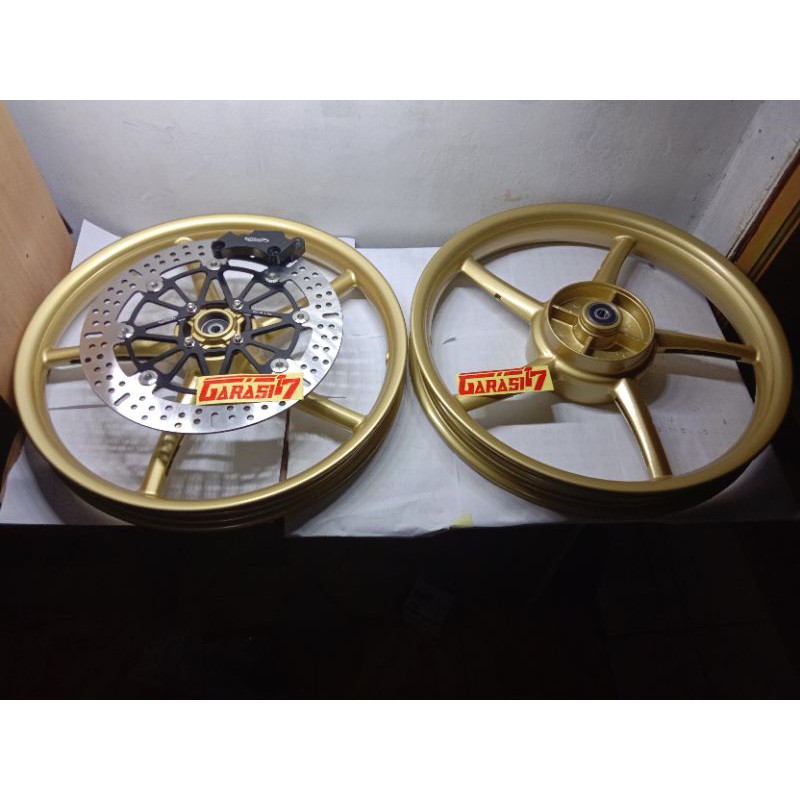 Jual Velg Vrossi Bukan Rcb Racing Boy Jupiter Z Mx Old Vega New Palang Gold Shopee Indonesia