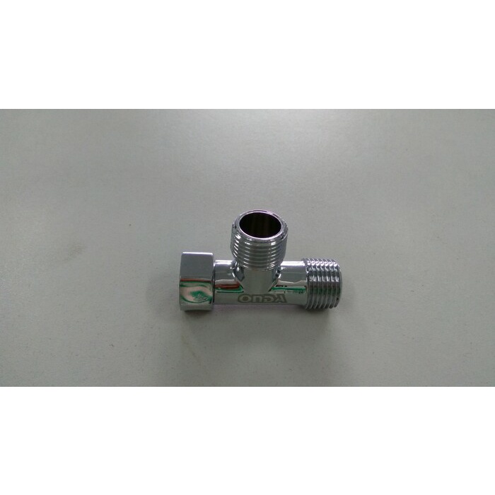 Tee Chrome/Stop Kran Cabang 3 MxF Onda