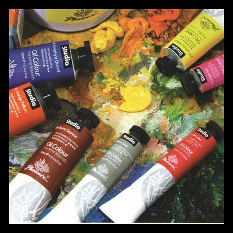 

READY STOK PHOENIX OIL PAINT WHITE PERALATAN MELUKIS MURAH MERIAH