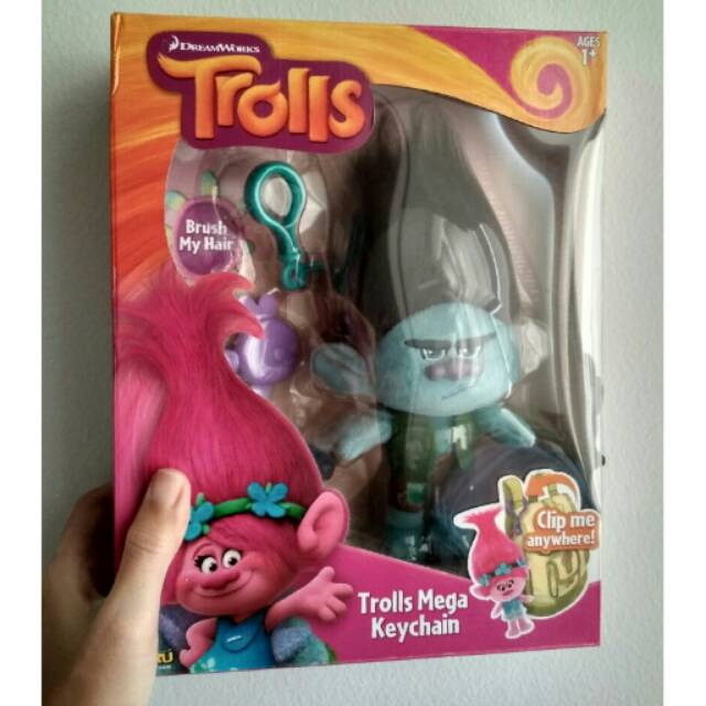 Trolls Mega Keychain Grumpy Branch
