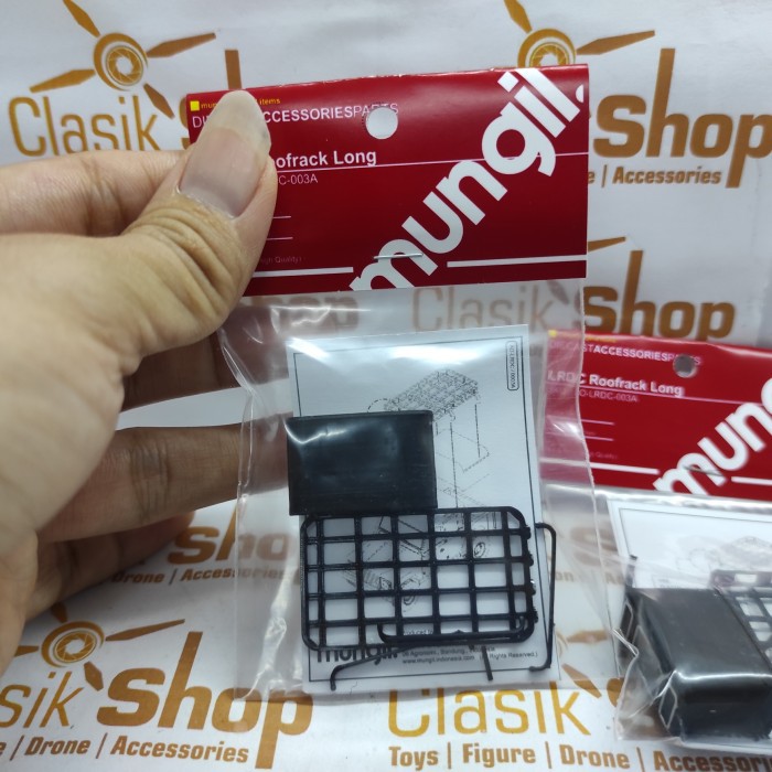 Roofrack #3 HOTWHEELS DIECAST Landrover Double Cab Diorama Skala 1/64