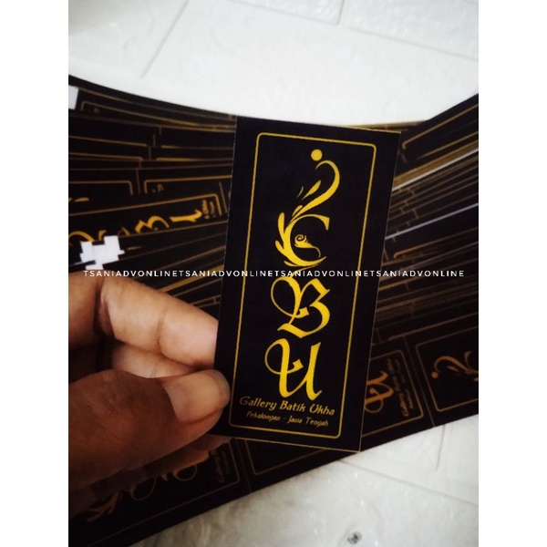 

Hangtag/label baju produk