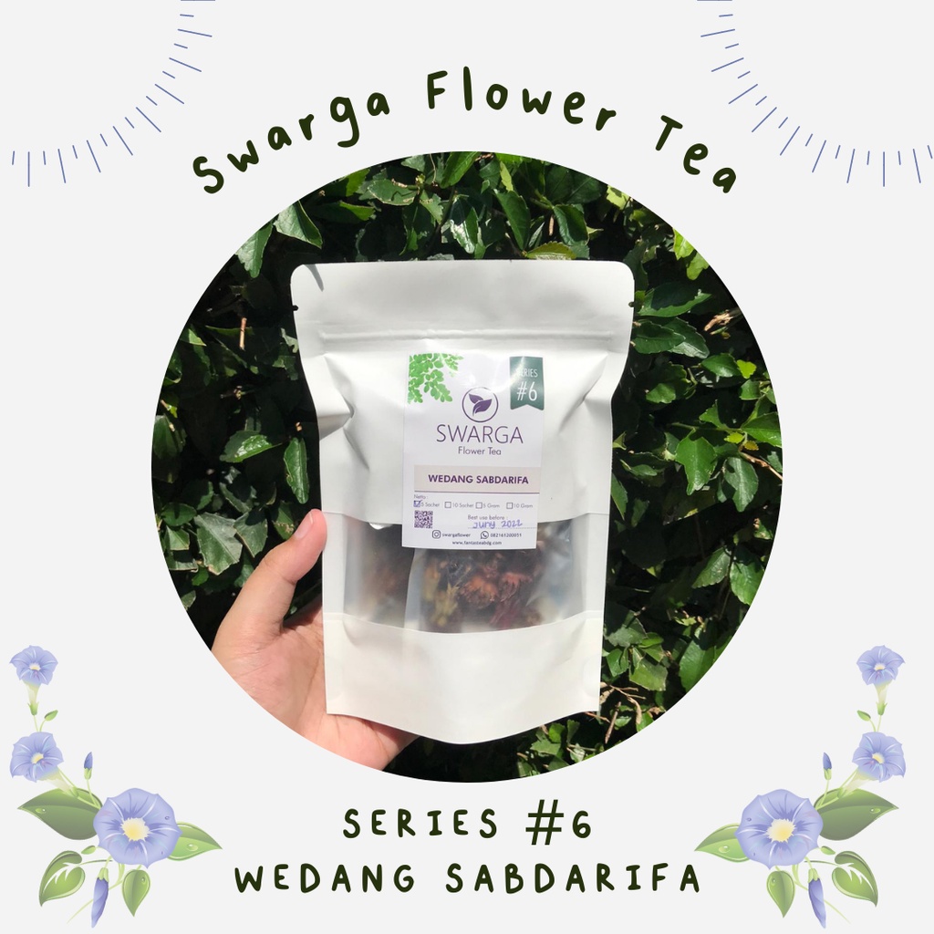 

ARTISAN TEA / TEH REMPAH / FLOWER TEA / TEH BUNGA Wedang Sabdarifa (Bunga Telang dan Bunga Rosella)