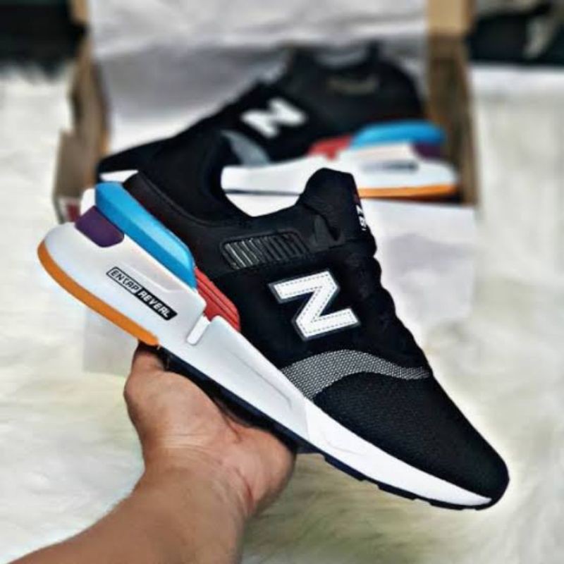 Sepatu New Balance 997 S Black Grey Multicolor Hitam Premium