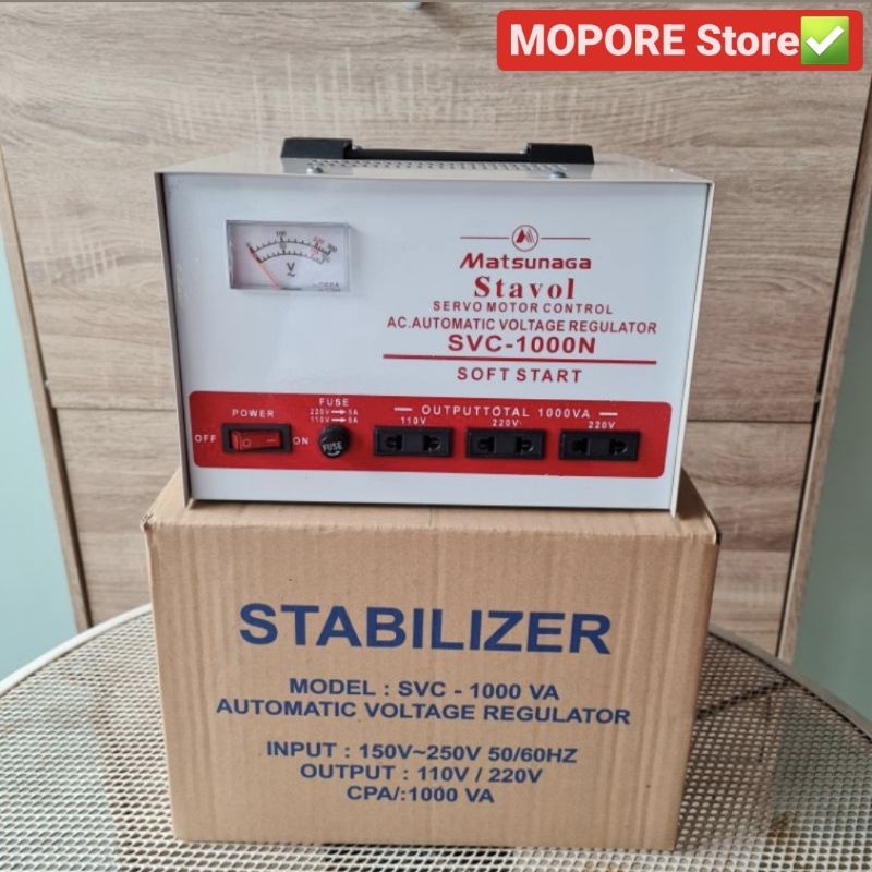 Stabilizer MATSUNAGA 1000Watt Model SVC-1000N