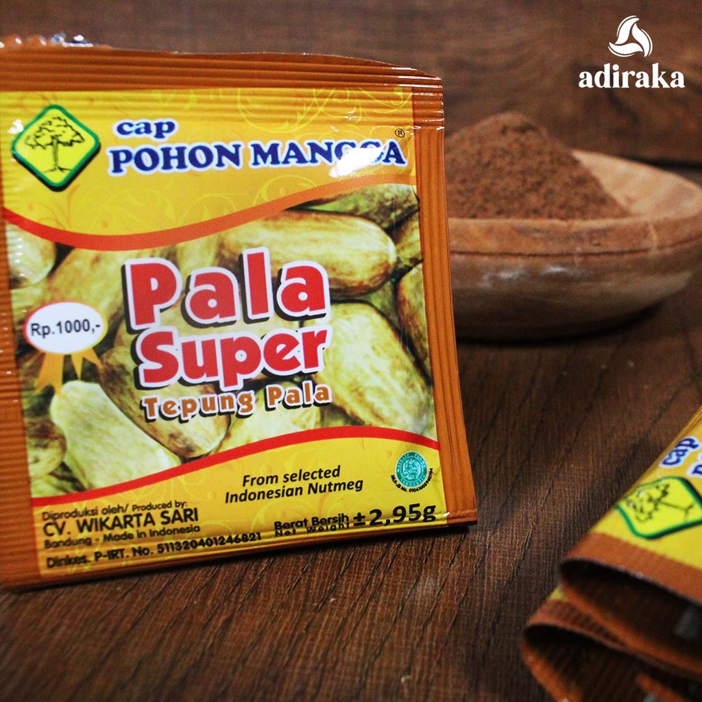 

Bubuk PALA Super Bumbu Kemasan Cap Pohon Mangga - POMANG