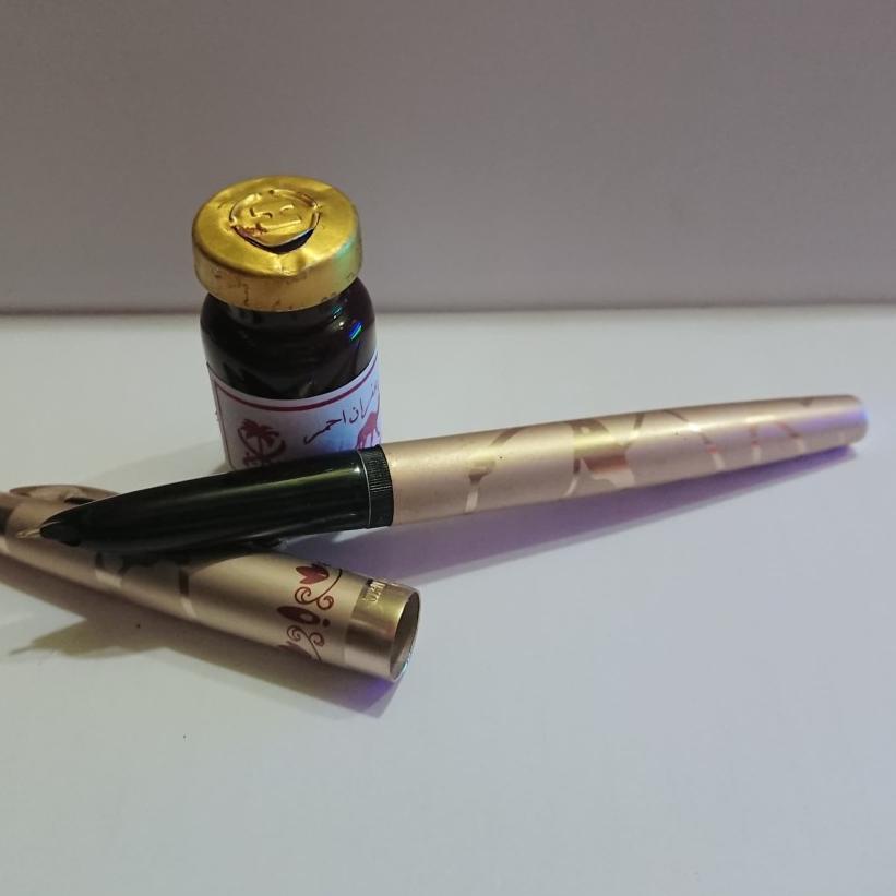 

qwp⭐83 Pen / Pena / Pulpen + Tinta Jafaron Emas Asli 1 Paket [EY30]^^