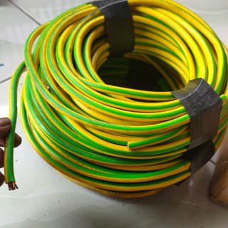 kabel grounding anti petir NYA 16mm, waena kuning hijau