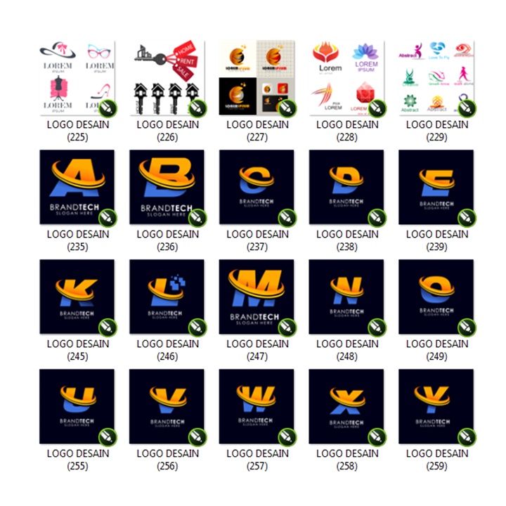 2000+ Koleksi Desain Logo Format CDR Editable