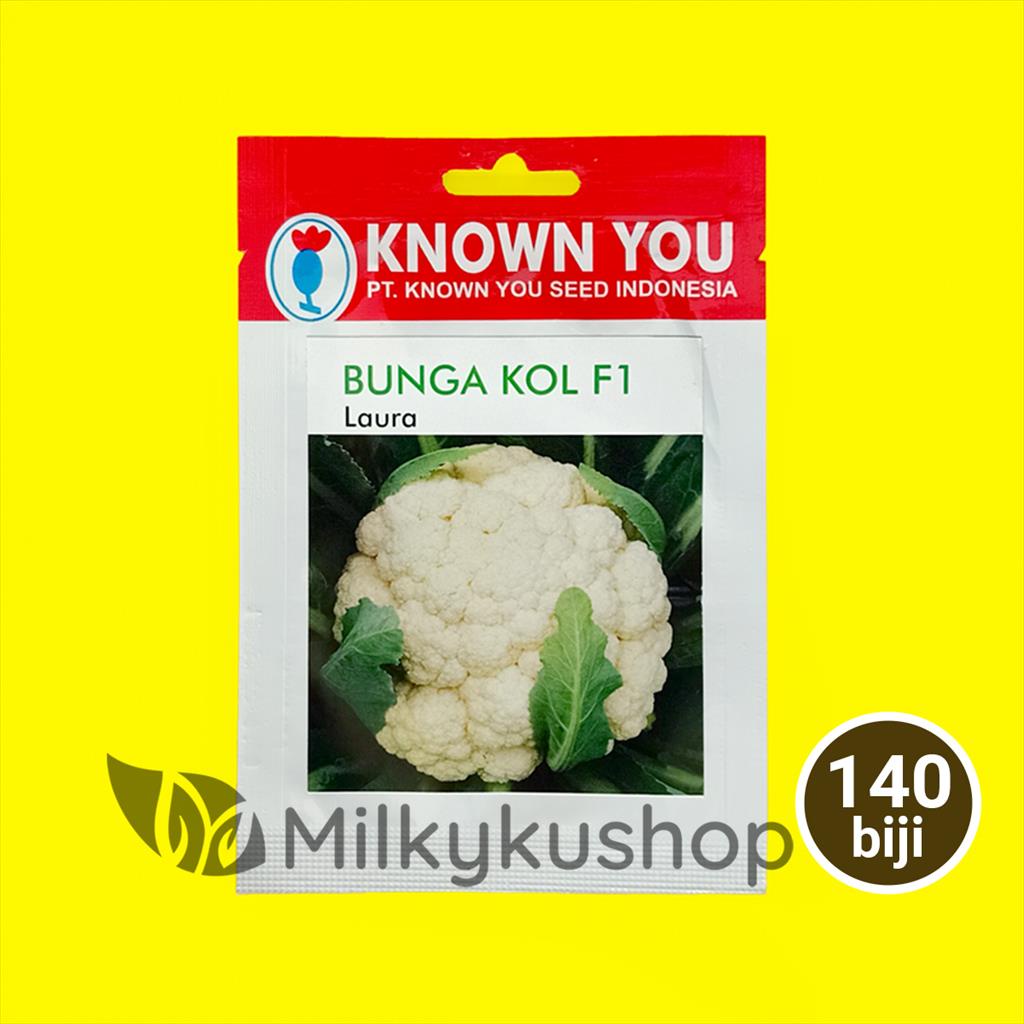 BENIH KYS KNOWN YOU SEED BUNGA KOL F1 LAURA 140 BIJI KEMASAN PABRIK