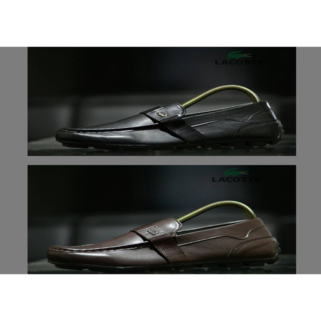 sepatu pria slop bikers lacoste gilbert grade original