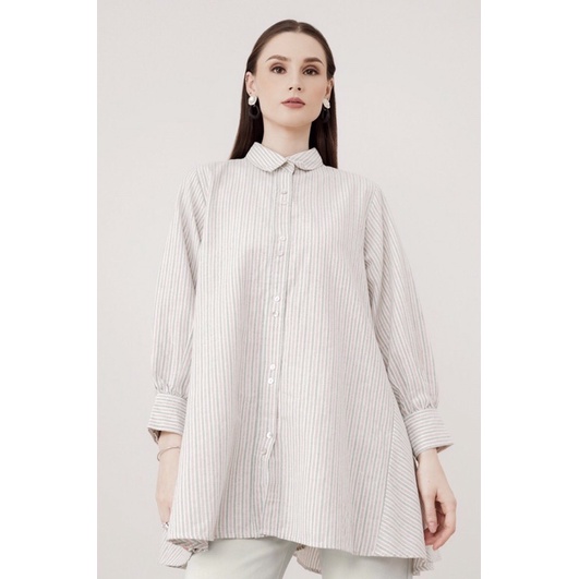 Benang Jarum Double Button shirt - Green