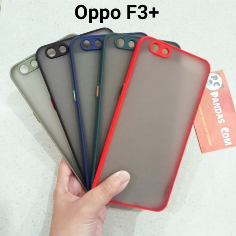 Case Oppo F3+ My Choice original + Ring Kamera / Pelindung Kamera (PC)