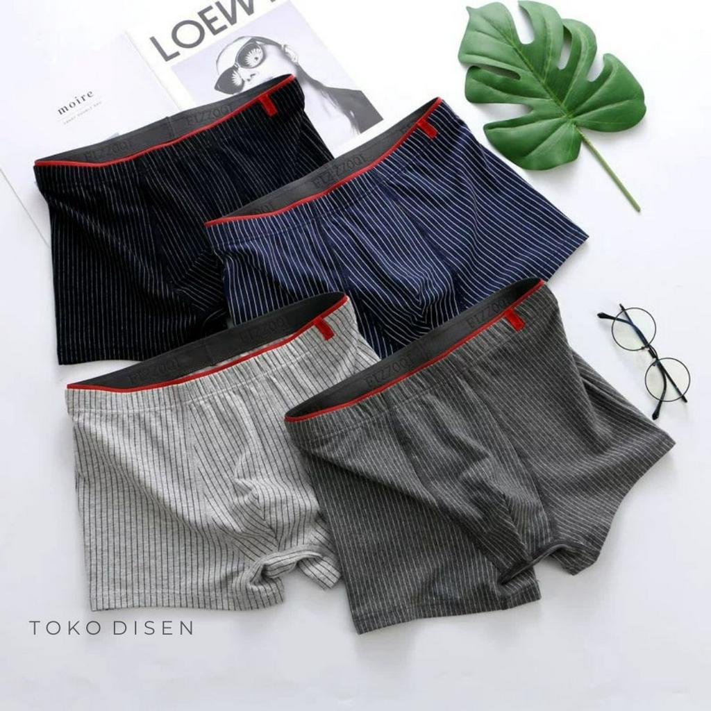 Celana dalam boxer underwear pria Premium Quality Antibacterial Cotton