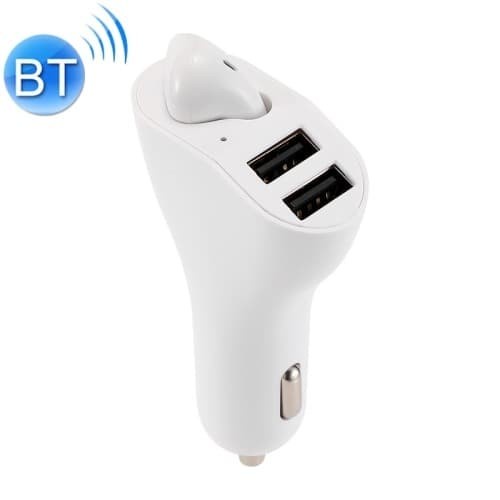 RV2 2in1 Car charger Dual usb 2.4A Headset bluetooth V5.1