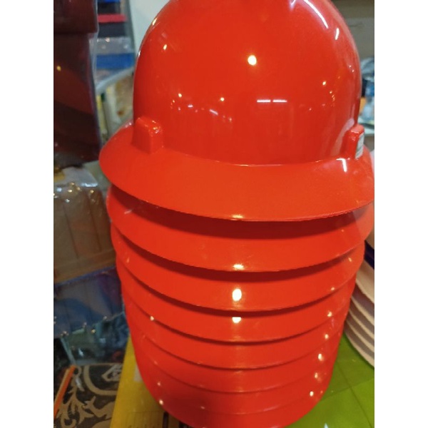 helm proyek full Brim MSA SNI warna orange + fastrack putar