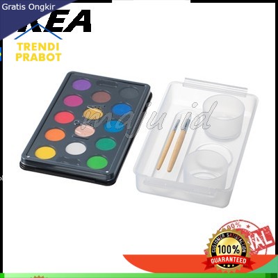 

Kotak cat air, warna campuran, tempat cat lukis gambar ekea mal