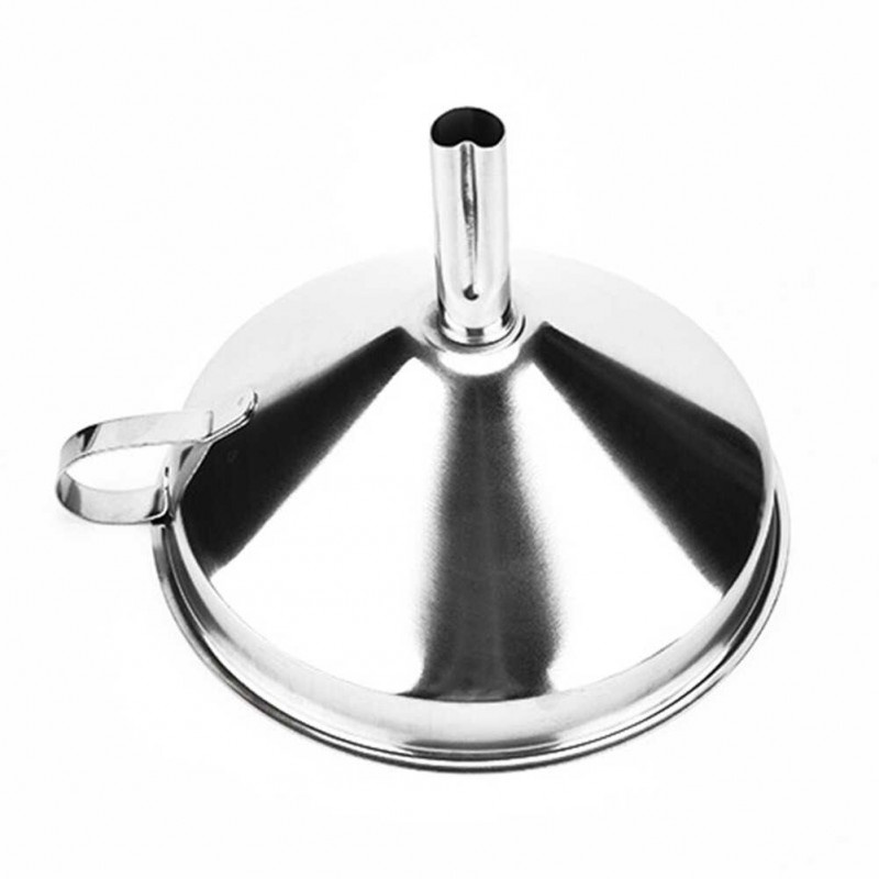 Corong Saringan Air Minyak Multifungsi Funnel Diameter 13CM Stainless