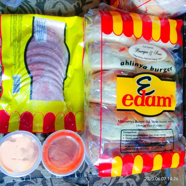 

Paket komplit Burger edam