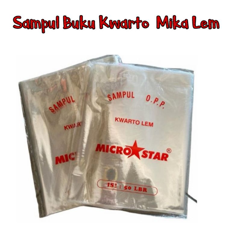

Sampul Buku Plastik Kwarto Lem