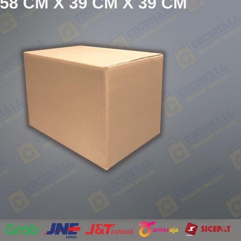 

™ Kardus Karton Box Besar 58x39x39 CM Double Wall Dus Pindahan Jumbo Kokoh Tebal Polos ℗