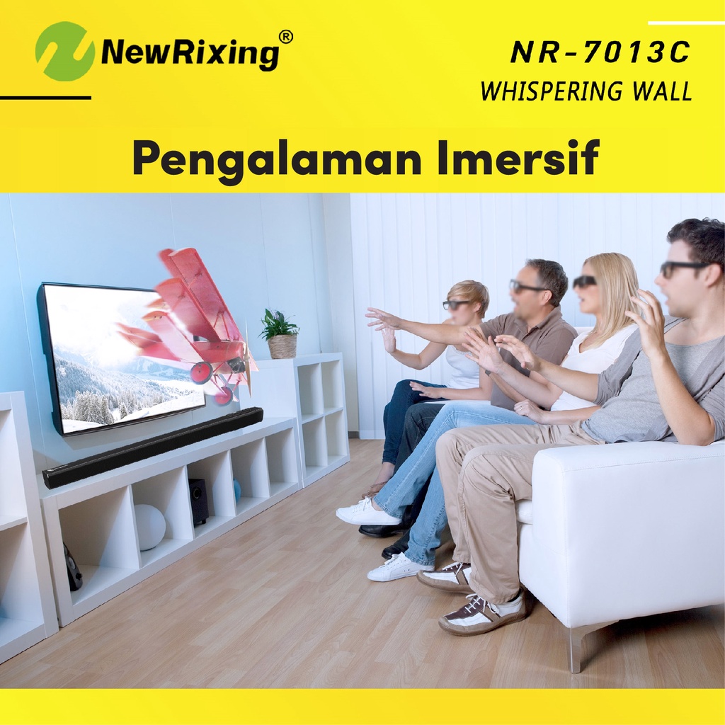 【FREE GIFT】Redmi NewRixing TV Soundbar Wireless Bluetooth Mi Home Theater Redmi TV Speaker Portable Sound Bar