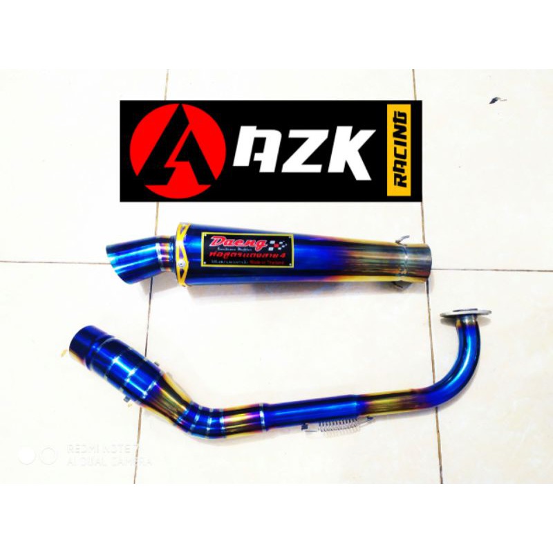 Knalpot DAENG Kerucut MIO SPORTY Twotone